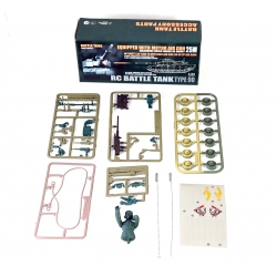 Czołg zdalnie sterowany ASG/IR/dźwięk 1:24 JAPAN TYPE 90 RTR 2.4Ghz - Heng Long 3808